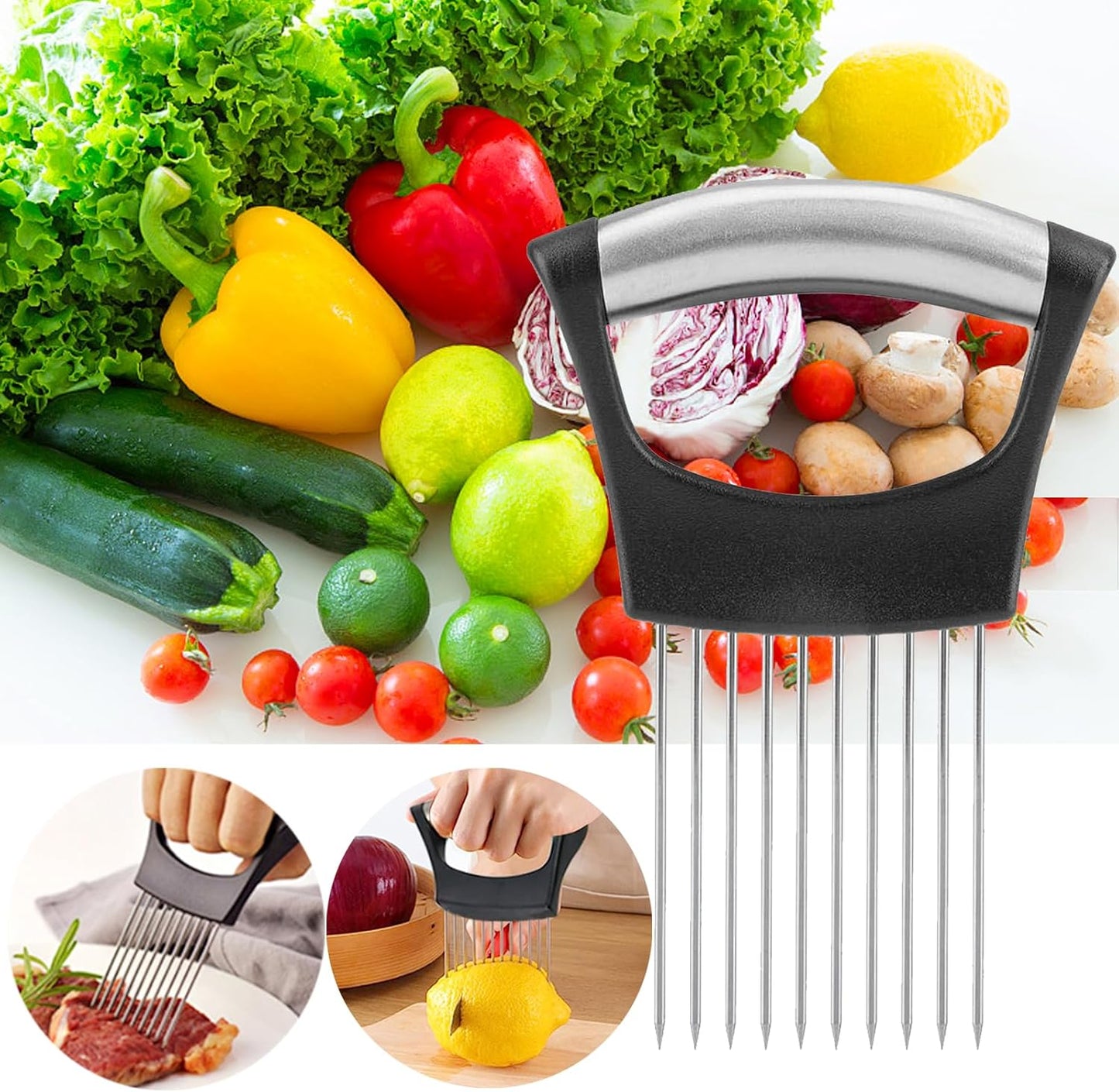 JAYVAR Onion Holder for Slicing