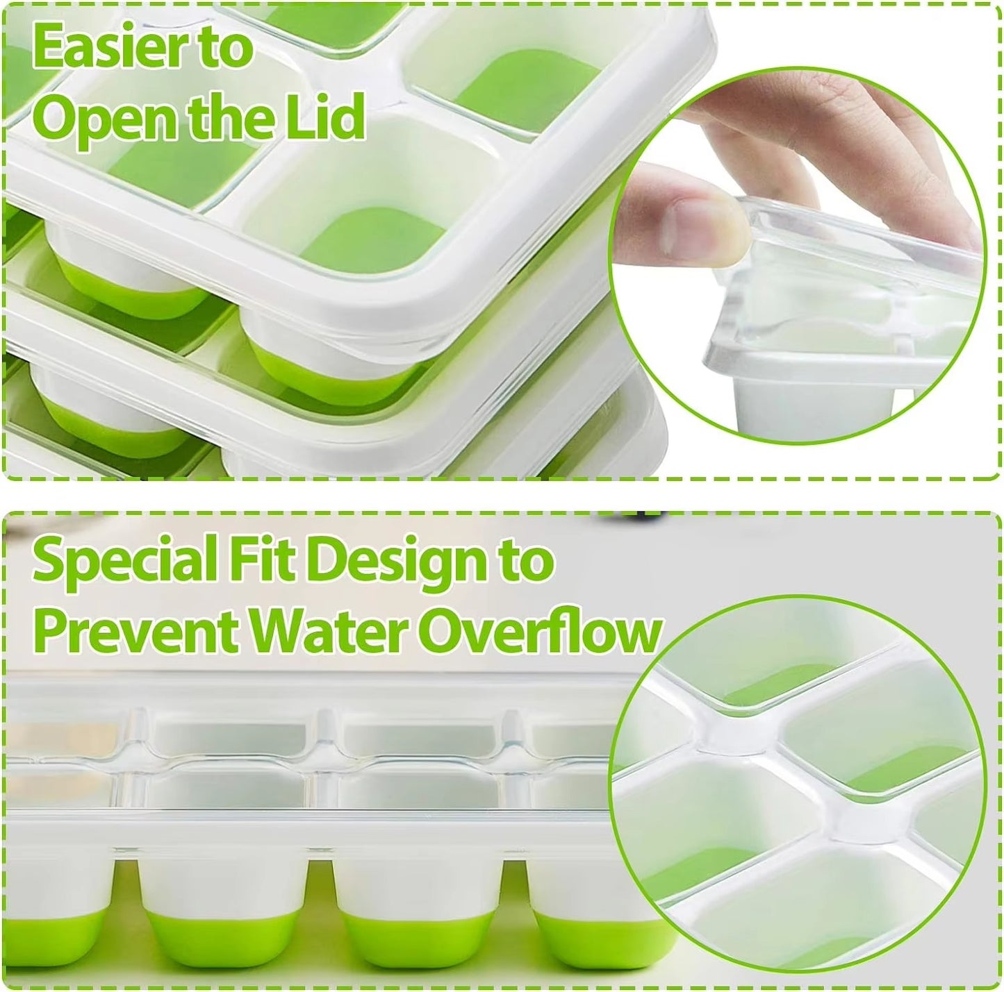 Ice Cube Tray 4 pcs